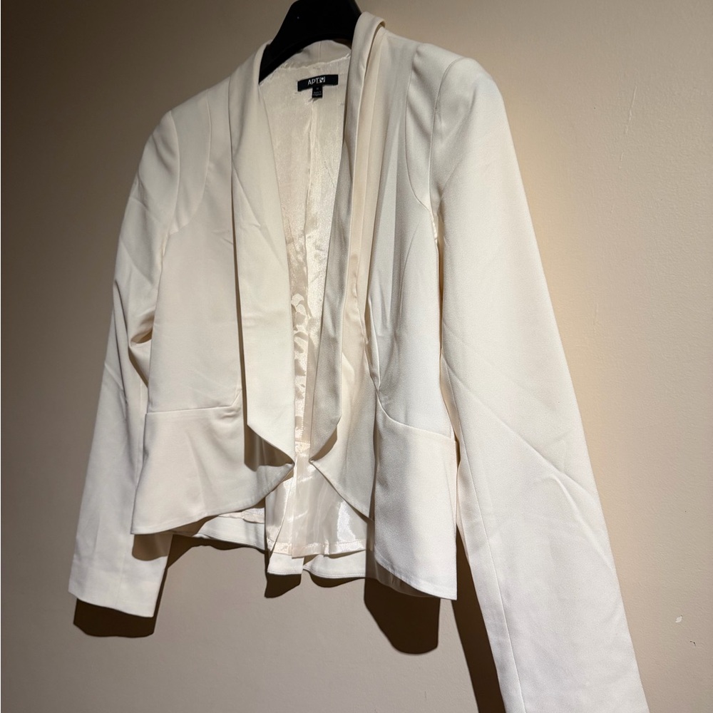 Apt. 9 Cream Women's Blazer